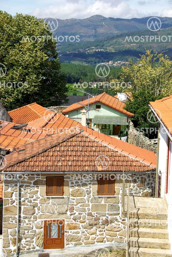 Melgaco, village at minho region, Portugal.