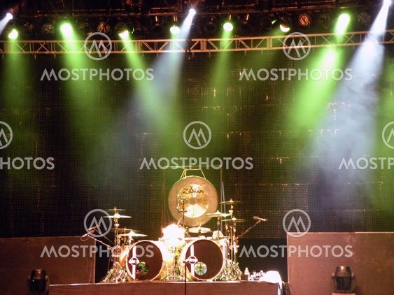 drums on stage