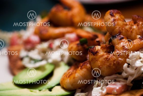 Räkor Tostadas