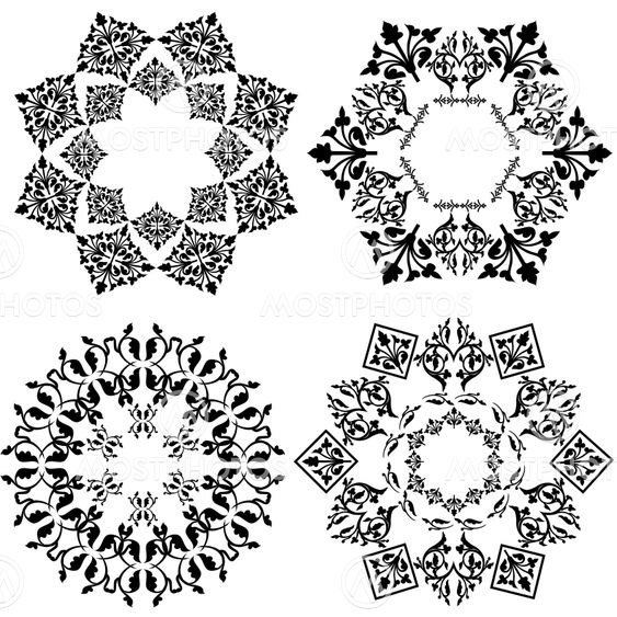 design element (black and white version)