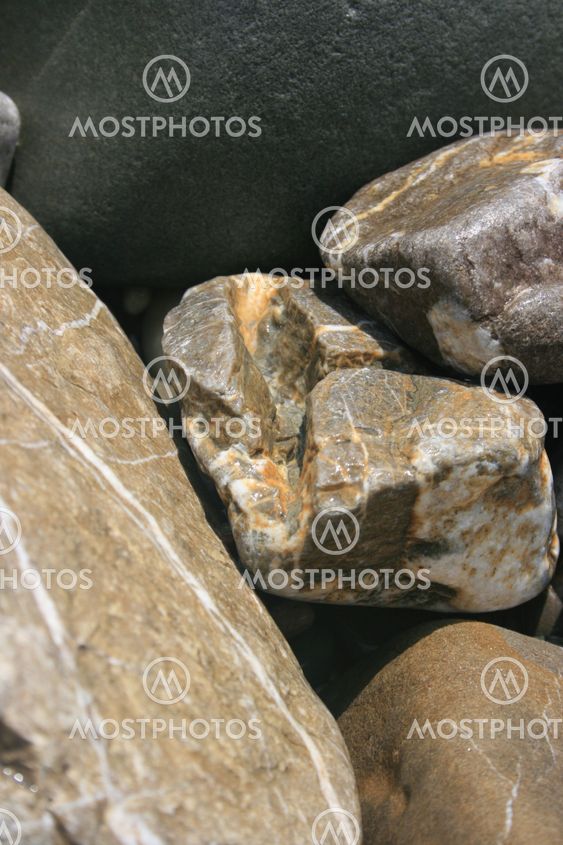 Rocks and pebbles