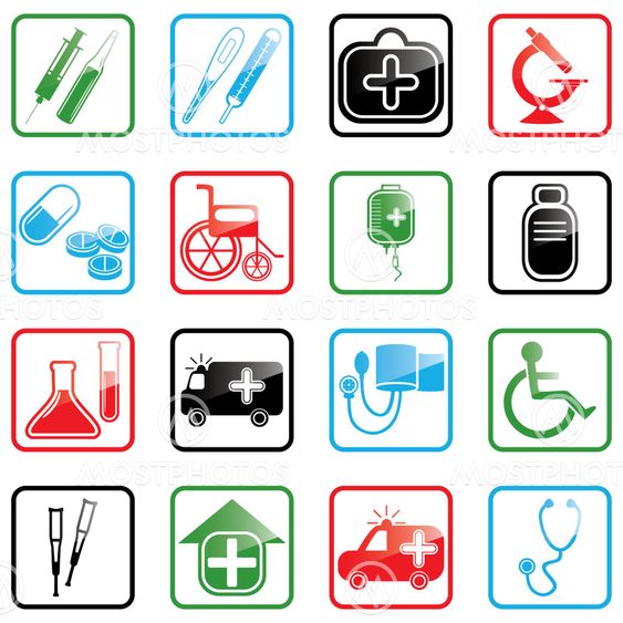 Icon set Medicine