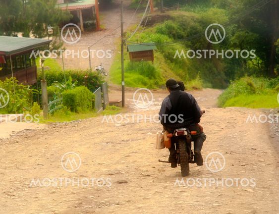 Motorbike near Monteverde