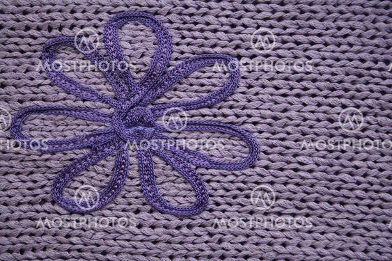 Lilac knitted fabric can use as background