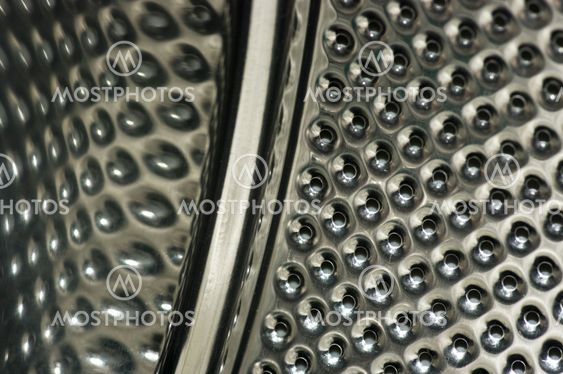 washing machine inside close up