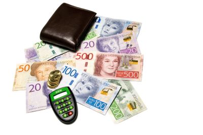 Svenska pengar, kontanter