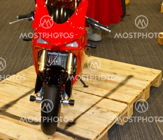 red motobike