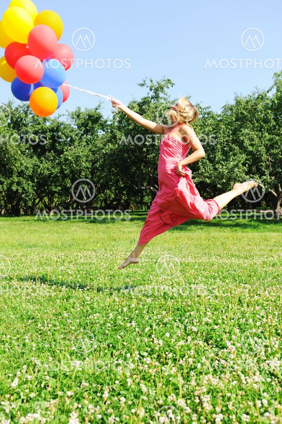 Flying with balloons