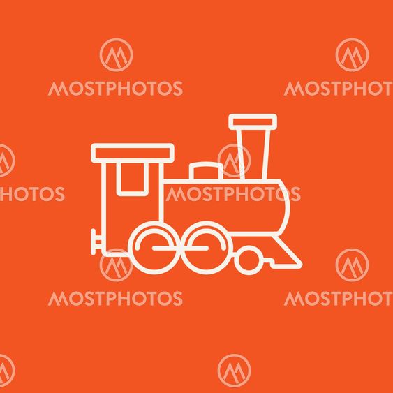 Train line icon.