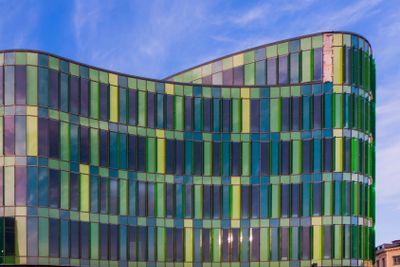 MALMO, SWEDEN - DECEMBER 09, 2015: The new block, The...