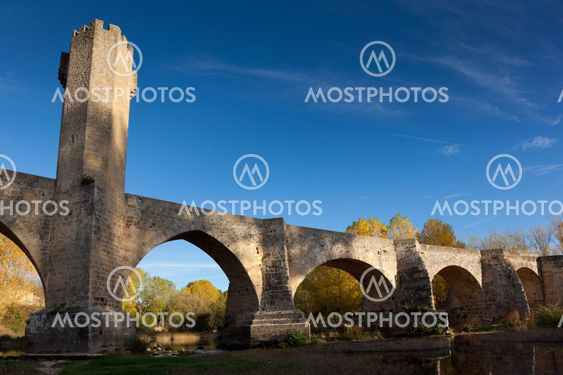 Bridge in Frias, Burgos, Castilla y Leon, Spain