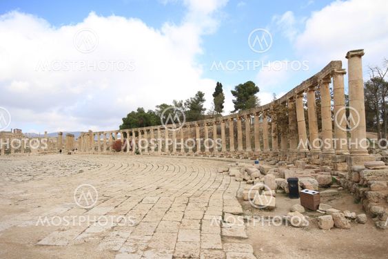 Oval Plaza,Jarash Jordan