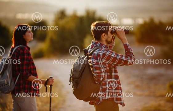 Portrait of happy young couple having fun on their...