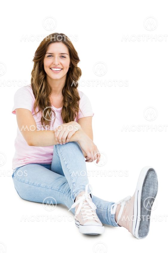 Happy young woman smiling