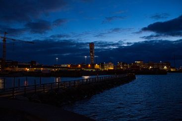 Turning Torso by night