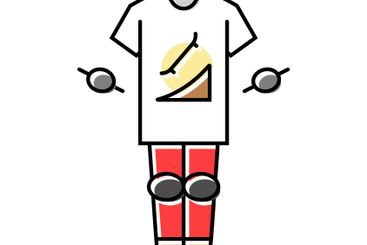 skateboarder sport color icon vector illustration