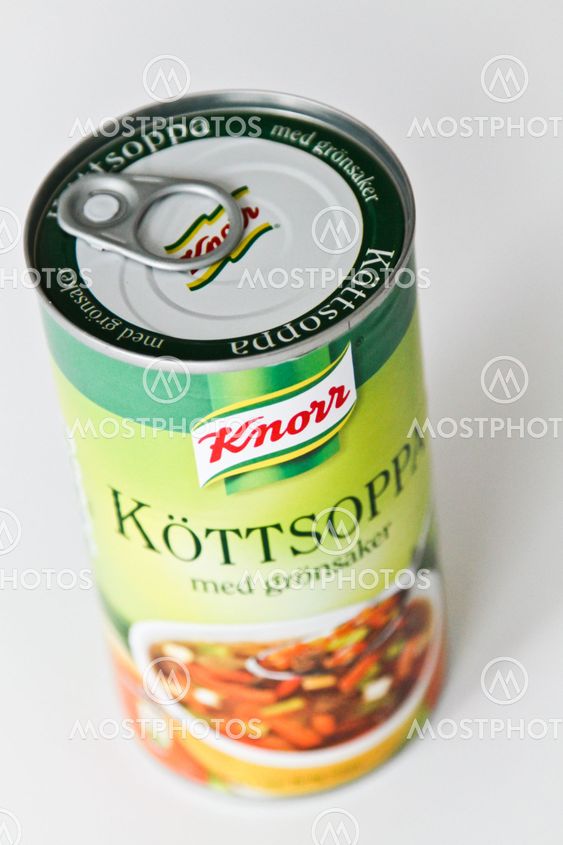 A canned meat soup
