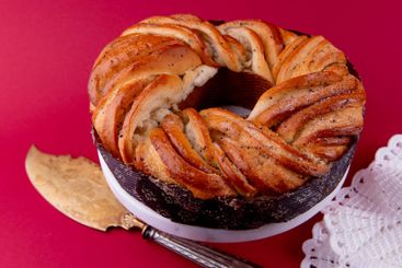 swedish cake with cardamom. Kanelbulle, swedish homemade...