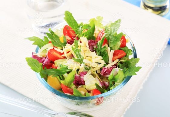 Fresh vegetable salad