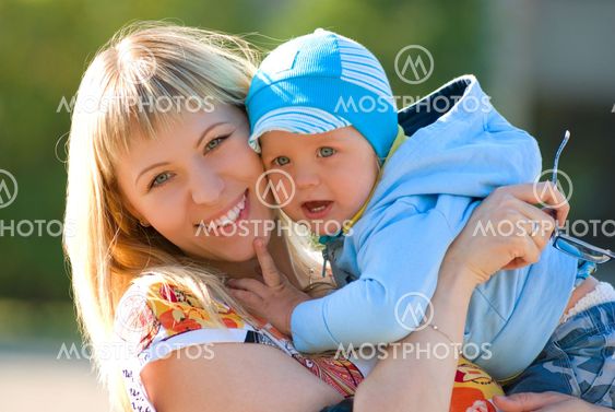 mum and son