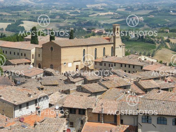 Rooftops of San Gimignano