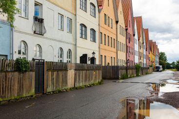 Medieval and Hansa inspired living area Jakriborg in...