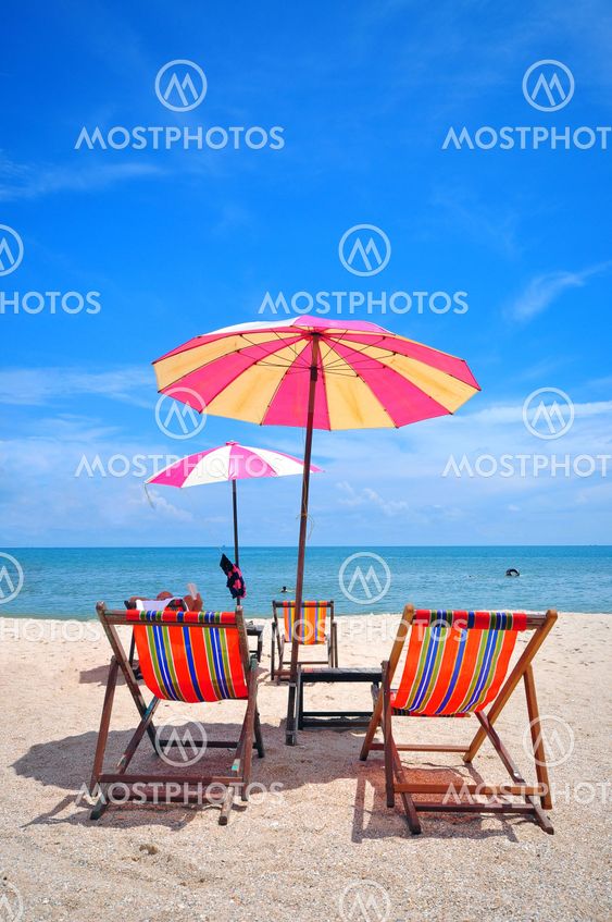 the beach