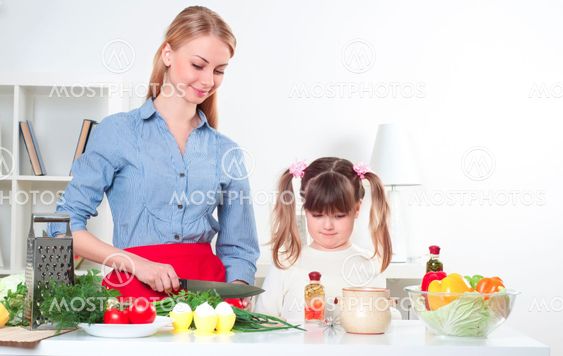family make meal