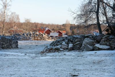 Winter in the swedish countryside