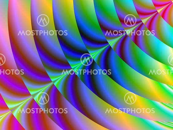 Colorful fractal decorative feature, magic splendor, wonderful harmony and fractal lines. A-0786.