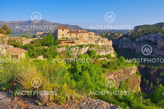 village Siurana in Catalonia mountains