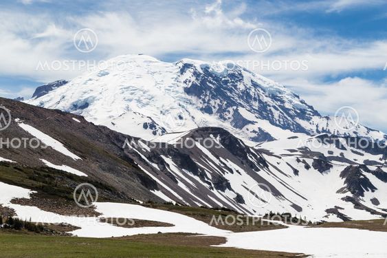 The north face of Mt. Rainier