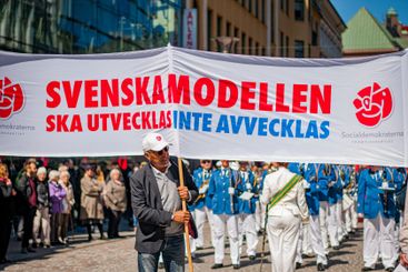 1 maj med Socialdemokraterna i Malmö