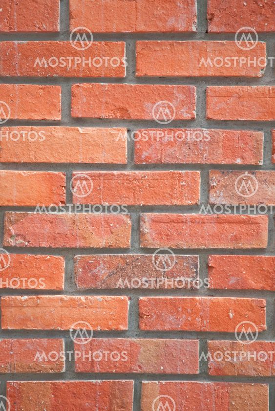 Red brick wall texture