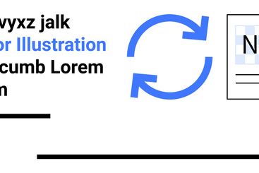 NFT Concept with Blue Arrows Indicating Exchange and...