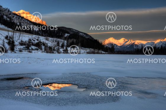 Mount Rundle and Vermillion Lakes