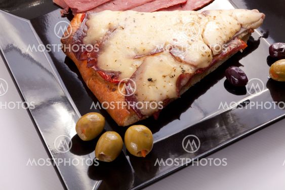 Pizza slice with supreme