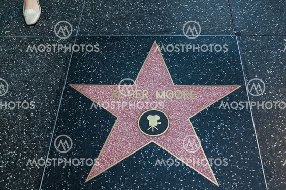 Roger Moore Hollywood Star