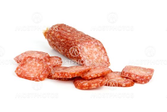 Sliced salami