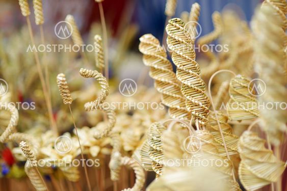 Traditional Lithuanian Easter palm known as verbos