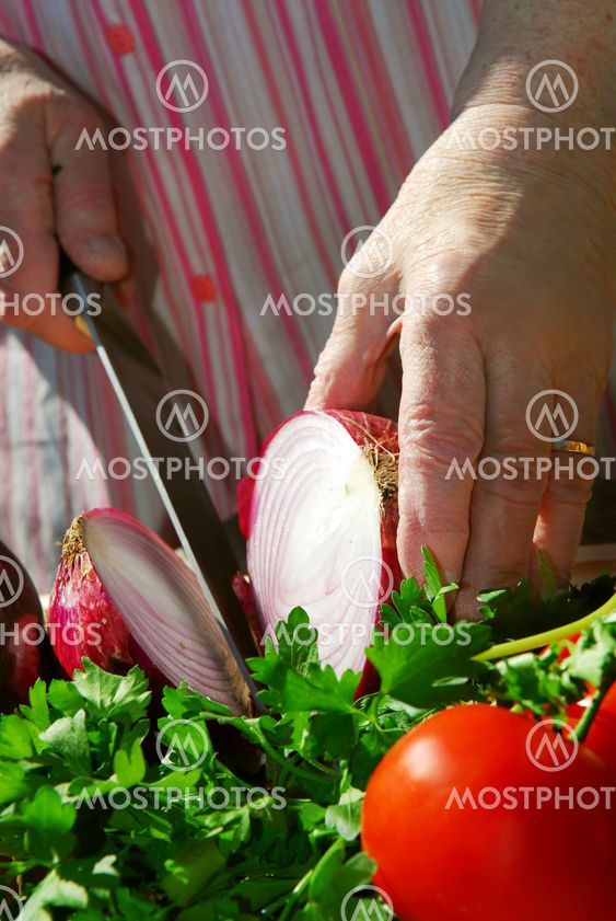 Grandma cooking