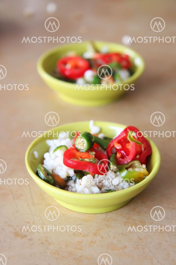 Garlic and chillis