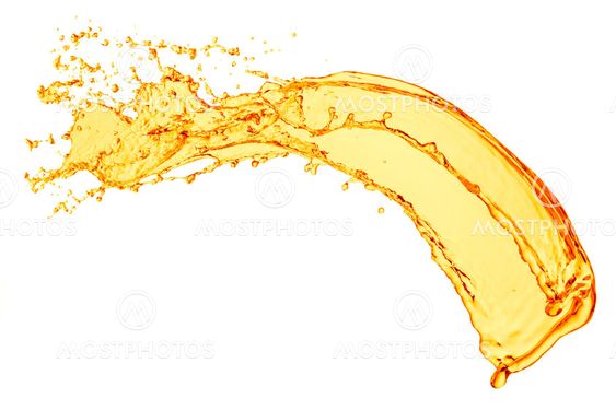 orange juice splash