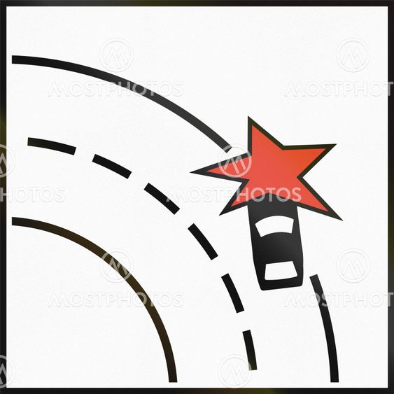 Norwegian supplementary road sign - Particular danger of...
