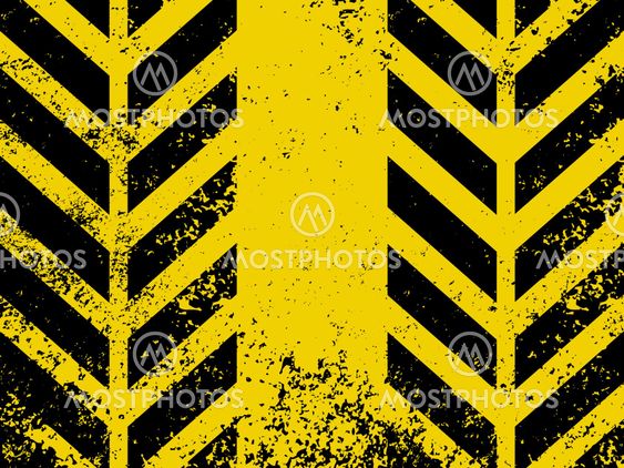 A grungy and worn hazard stripes texture. EPS 8