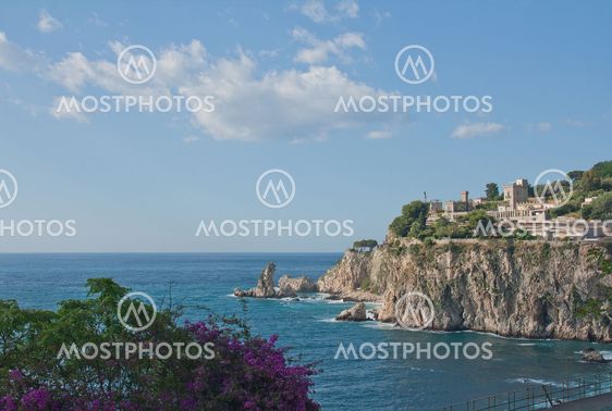 Seaside view on Taormina resort