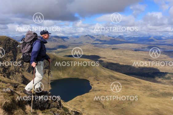 Hiker in Scotland