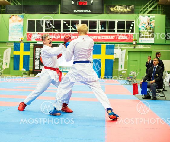 Kumite vid Karate SM 2014