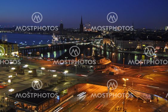 night view stockholm