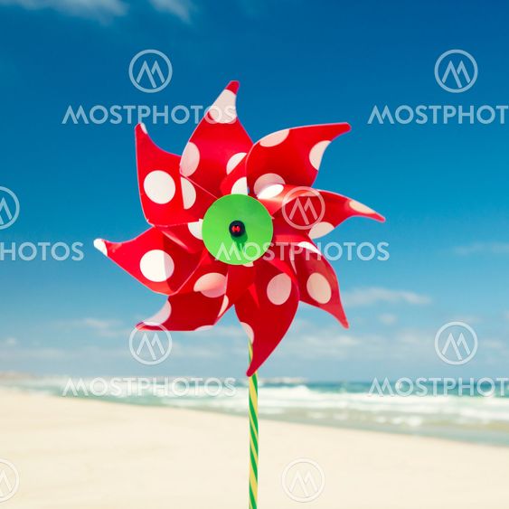 Red windmill